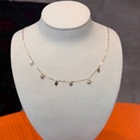 Heart and star choker