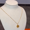 3D double-sided round necklace
