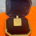 Square lira charm