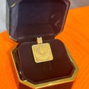 Square lira charm