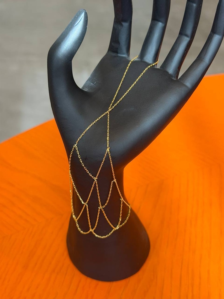 Mesh chain bracelet