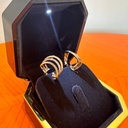 Tricolor earrings