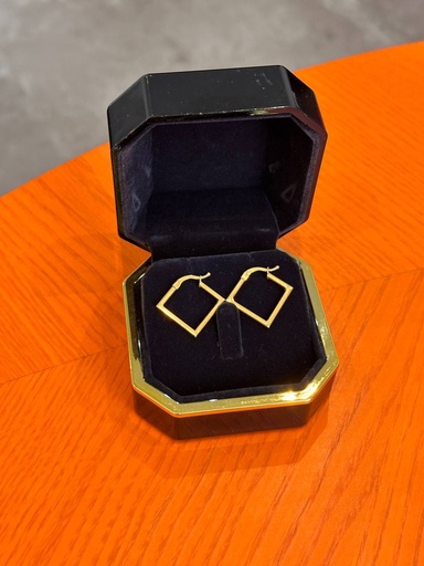 Small square earrings