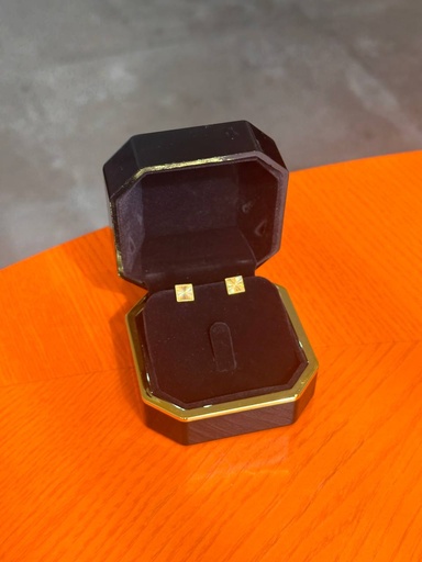 Square 3d earrings