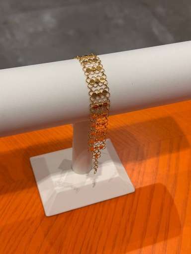 Golden Rosette Bracelet