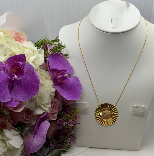 Sunflower necklace
