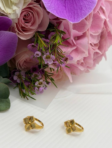 Golden Bloom Rings 2