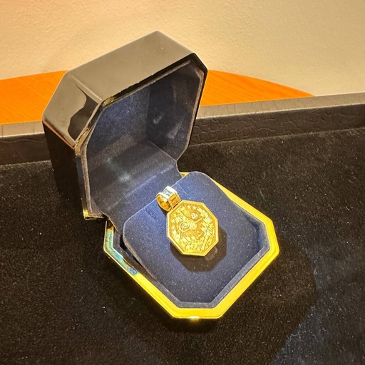 Half quintuple octagon necklace